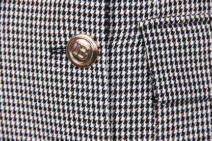Houndstooth Trench Coat
