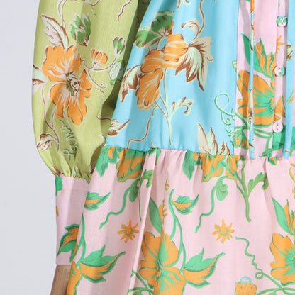 Mini Bohemian Print Dress