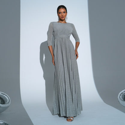 Gray Luna Evening Dress