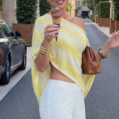 Woolen Loose off Shoulder Shawl