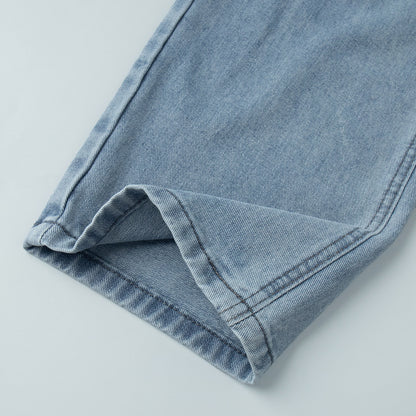High Waist Straight Jeans