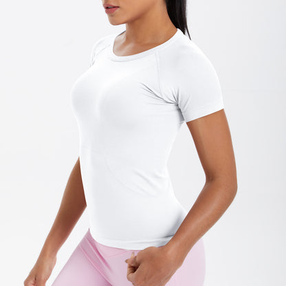 Short Sleeve round Neck Exercise T-shirt