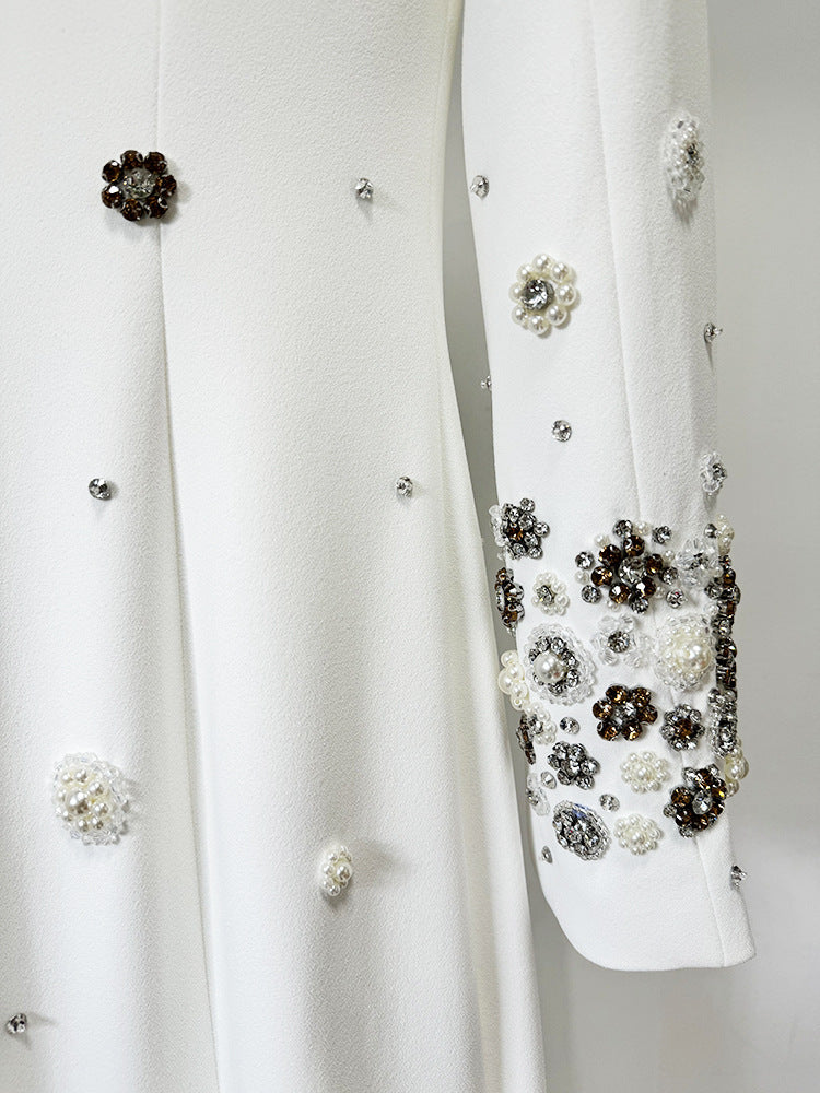 Anna Bead Embedded Slim Maxi Dress