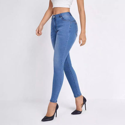 Blue Tight Stretch Skinny Jeans