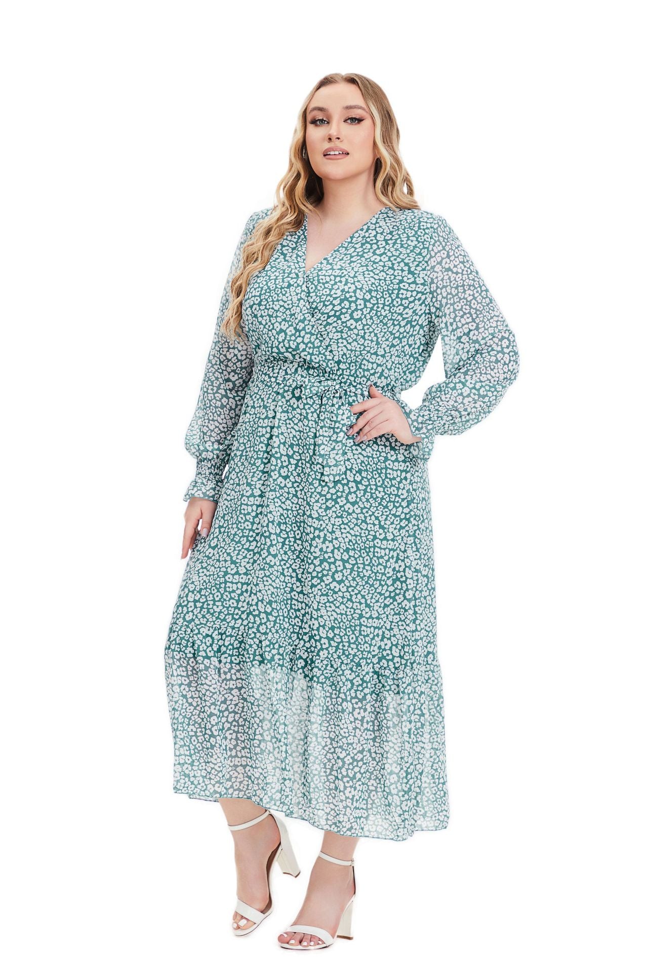 Long Sleeve Floral Dress