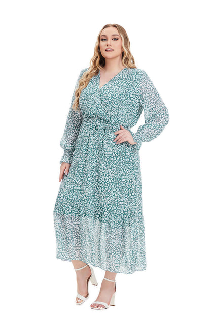 Long Sleeve Floral Dress
