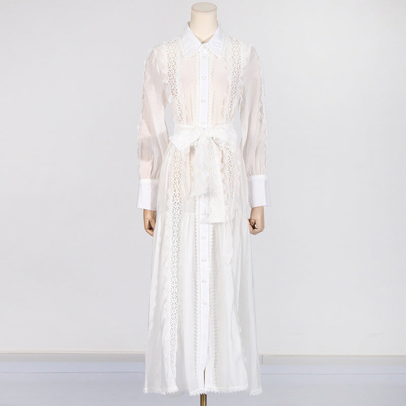 French Elegance Ruffled Dress