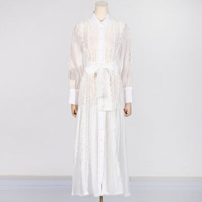 French Elegance Ruffled Dress