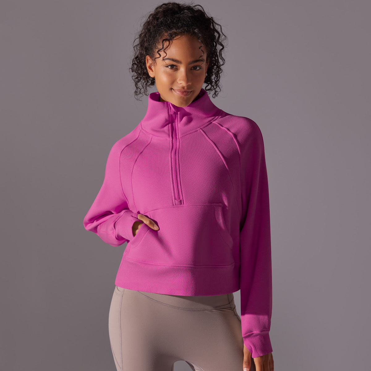 Sweater-Pink Litchi