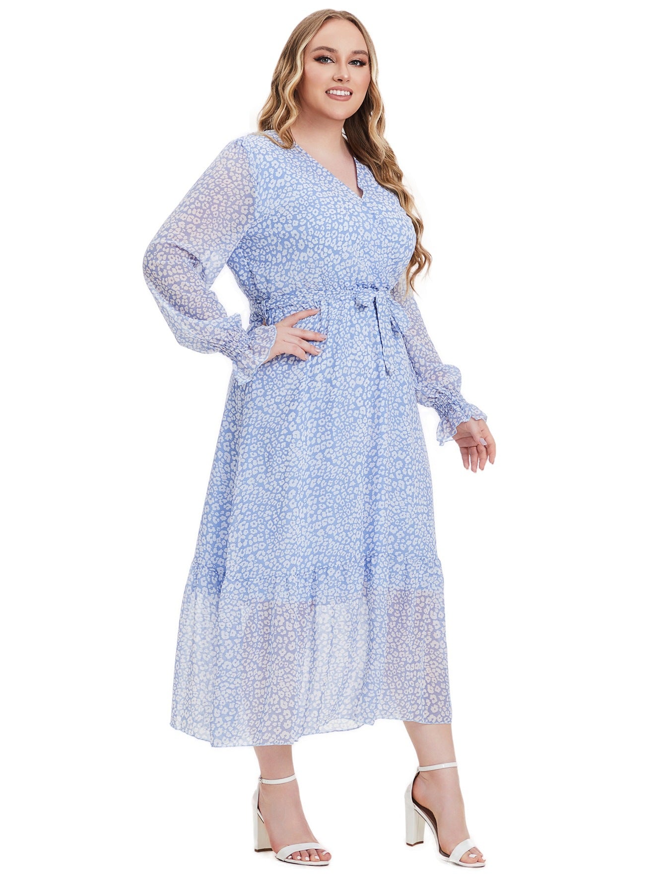 Long Sleeve Floral Dress