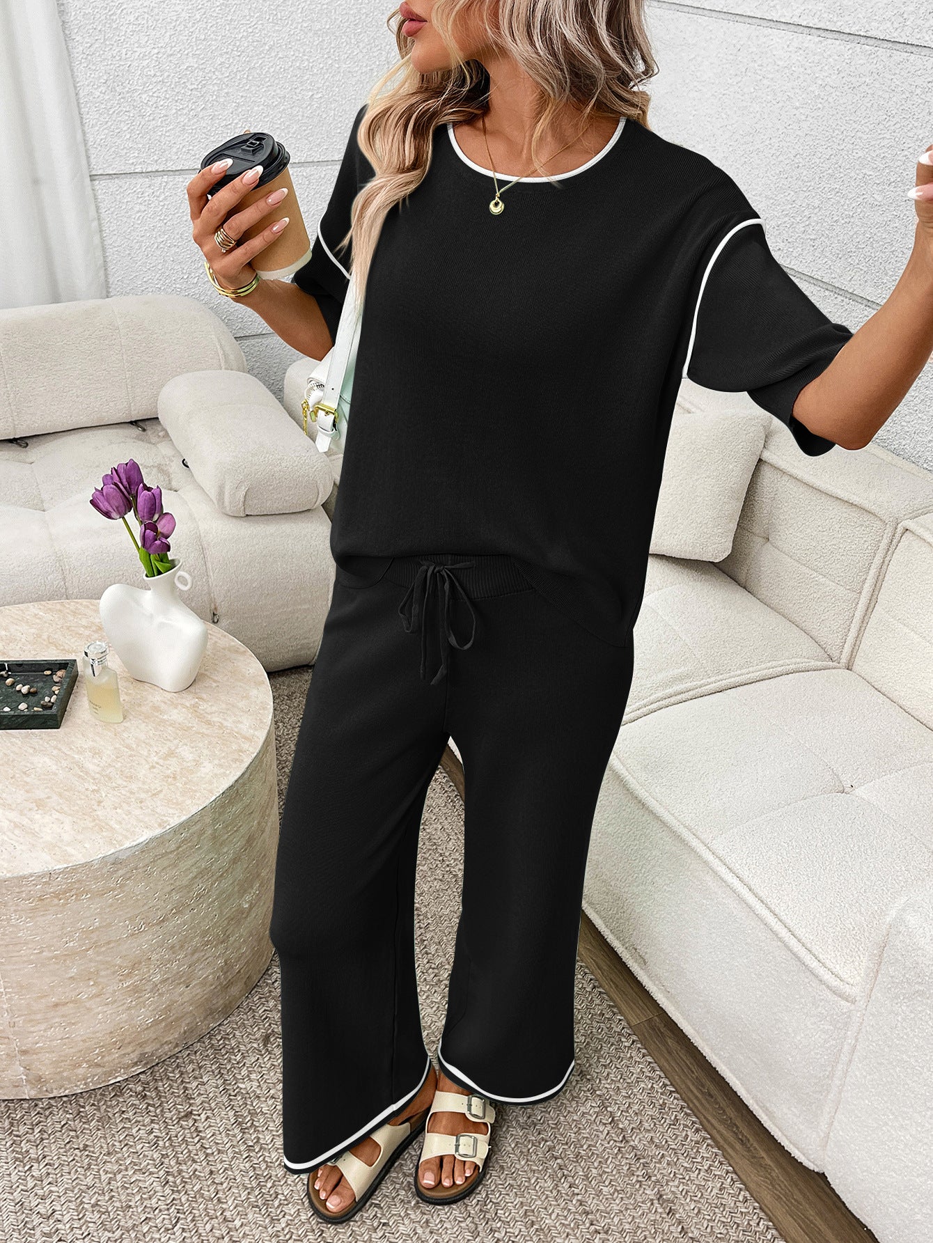 Summer Knit Two Piece Set