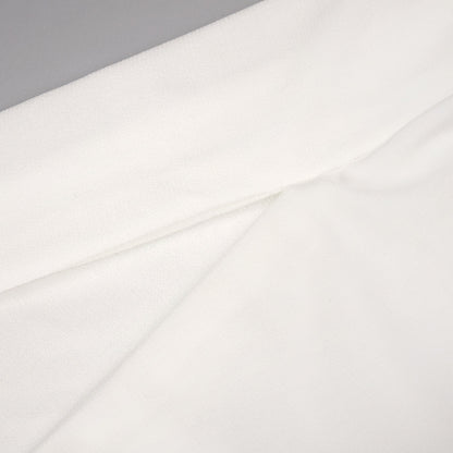 White Summer Asymmetric Maxi Split Dress