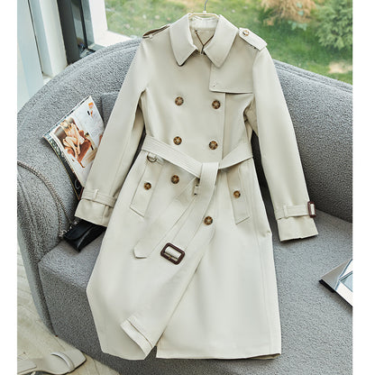 Gabardine Windbreaker Trench Coat