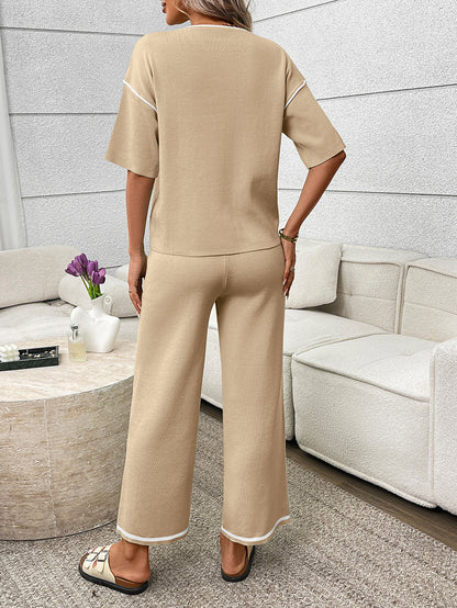 Summer Knit Two Piece Set