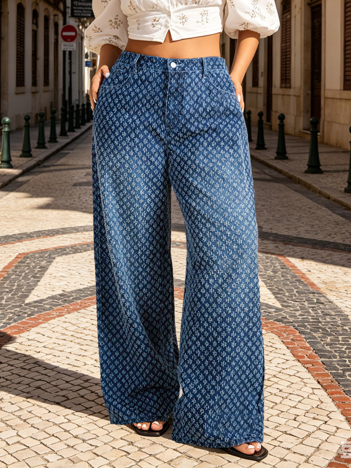 High Waist Wide Leg Jeans