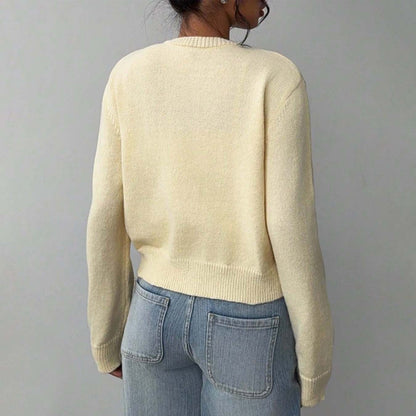 Soft Yellow Cardigan