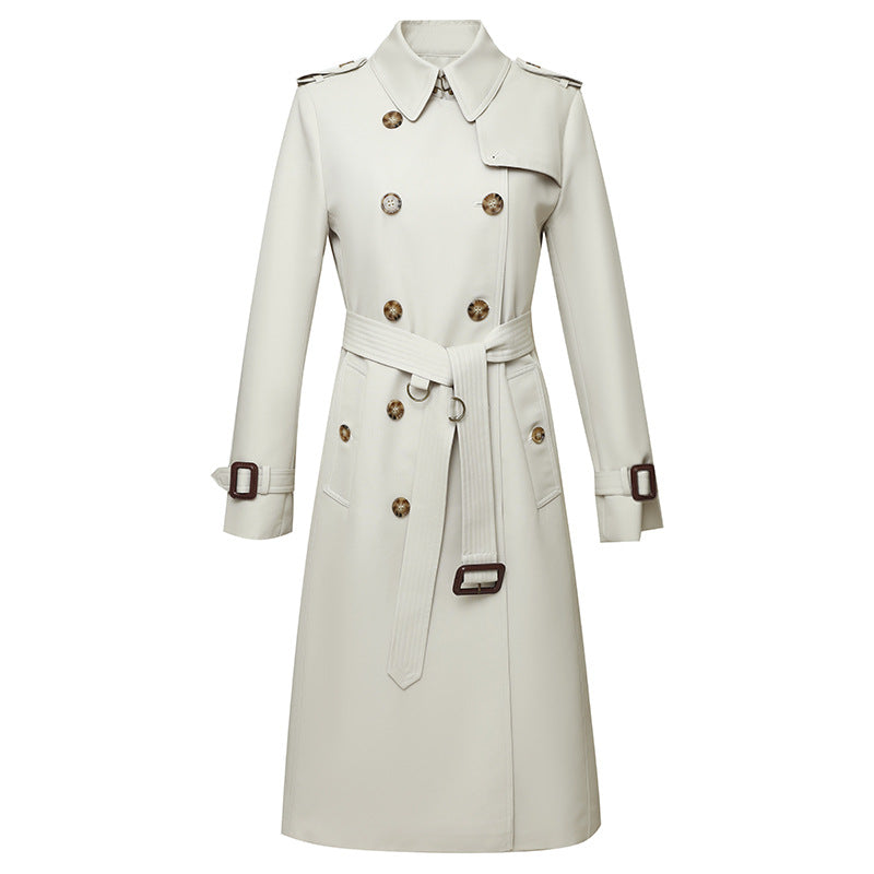 Gabardine Windbreaker Trench Coat