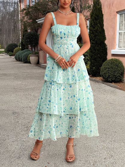 Graceful Mori Classic Floral Dress