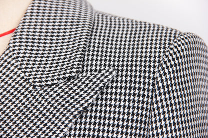 Houndstooth Trench Coat