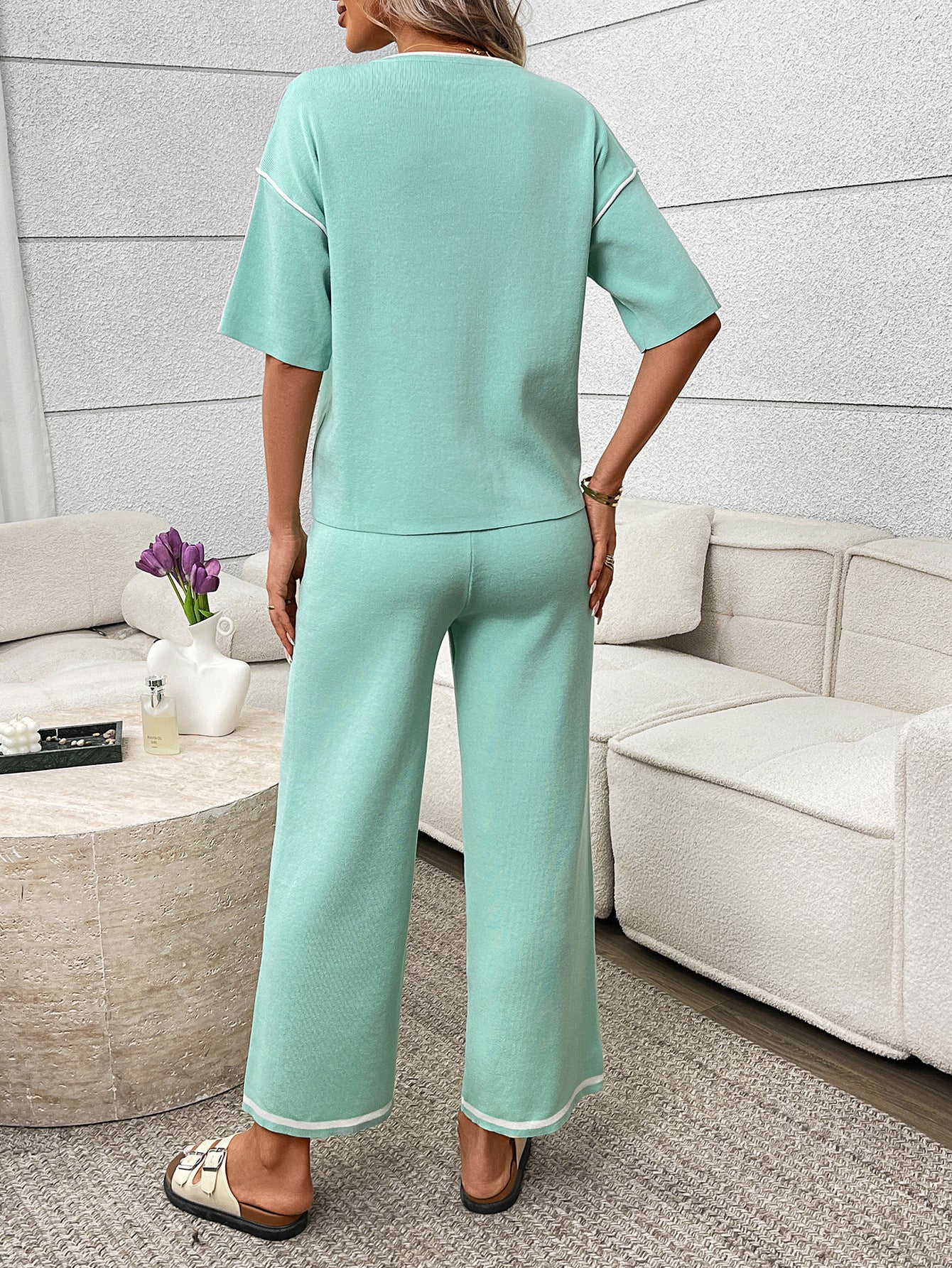 Summer Knit Two Piece Set