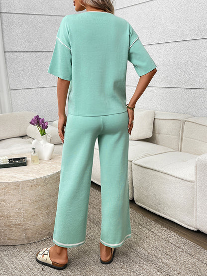Summer Knit Two Piece Set