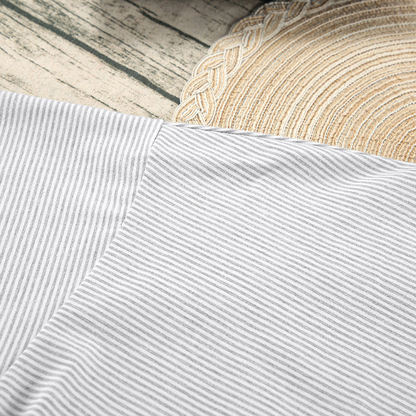 Carol Knitted Striped Pajamas Set