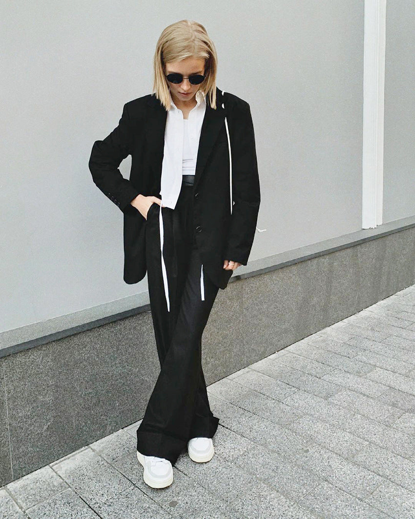 Black Mopping Work Pants
