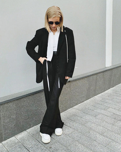 Black Mopping Work Pants