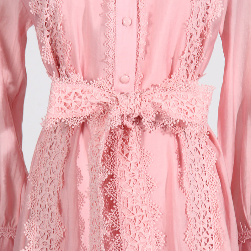 French Elegance Ruffled Dress