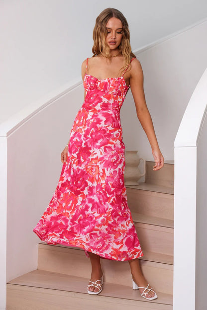 Amelia Low Cut Sling Dress