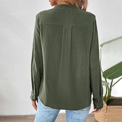 Olive Pullover Top
