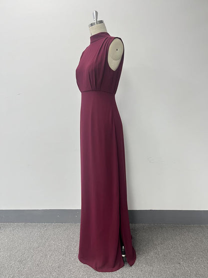 Sleeveless Elegant Chiffon Dress