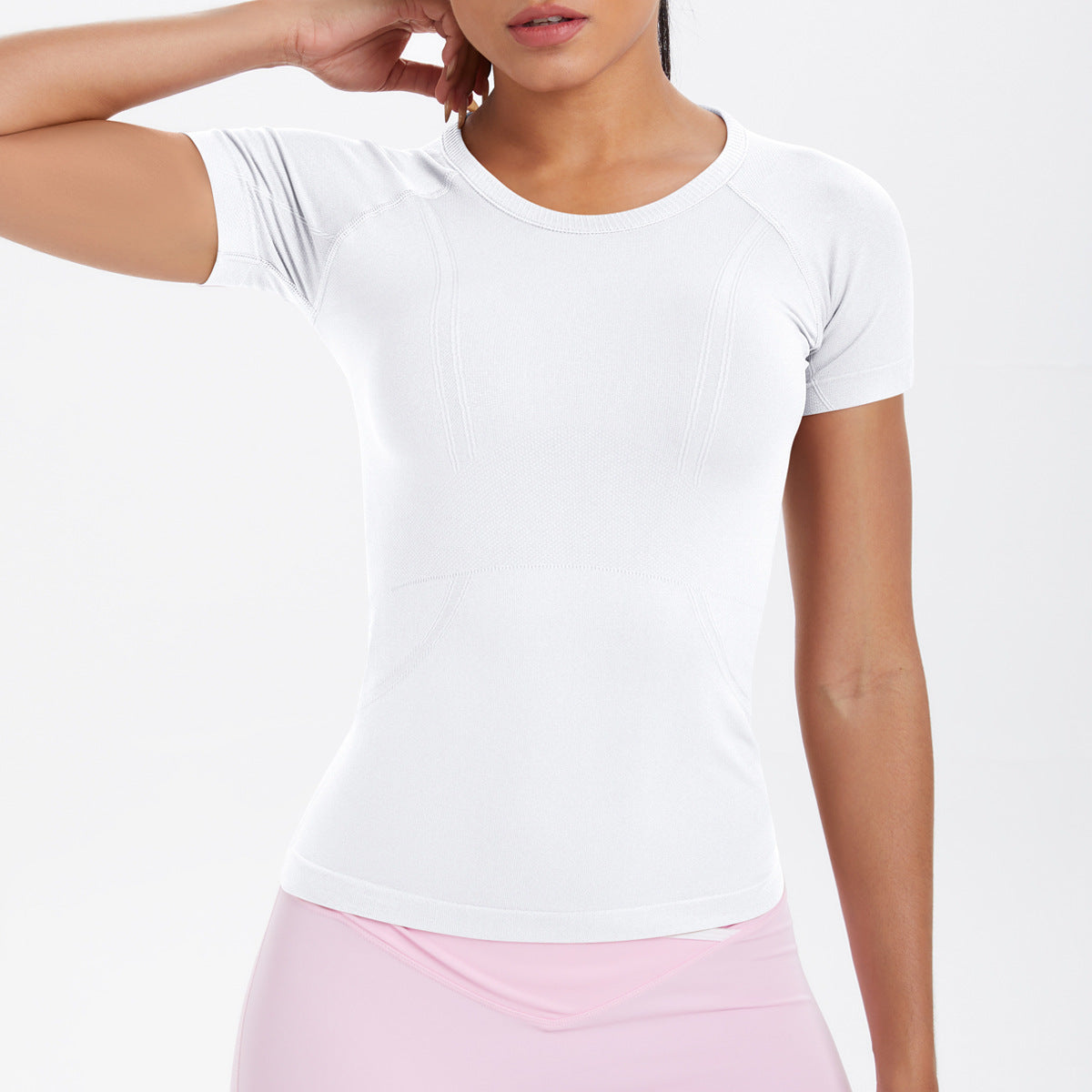 Short Sleeve round Neck Exercise T-shirt