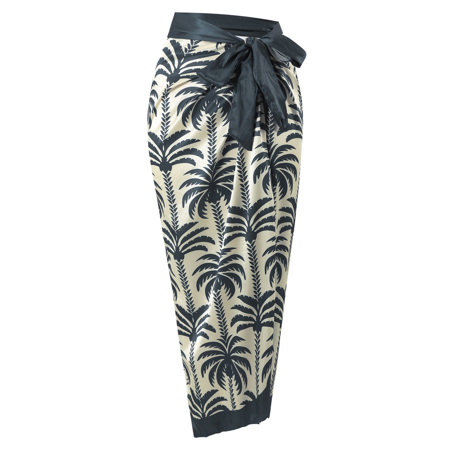 Coconut Print Long-Sleeved Two-Piece Set