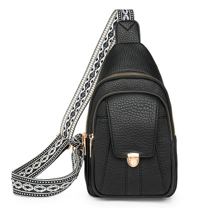 Soft Faux Leather Crossbody Bag