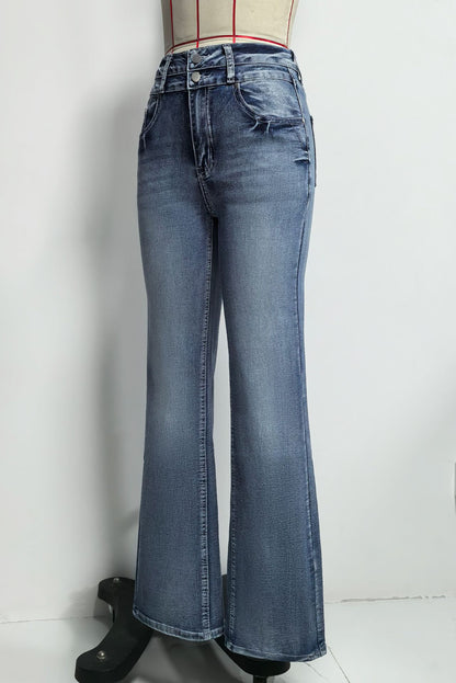 Back Pocket Embroidered Jeans