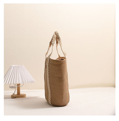 Large Capacity Straw Tote