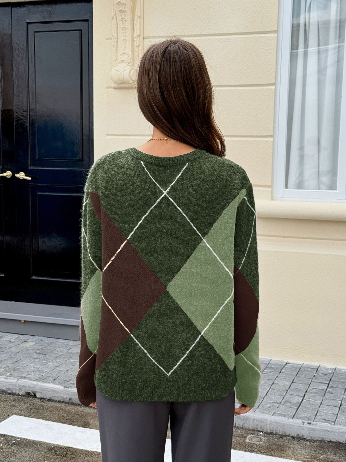 Argyle Woolen Sweater