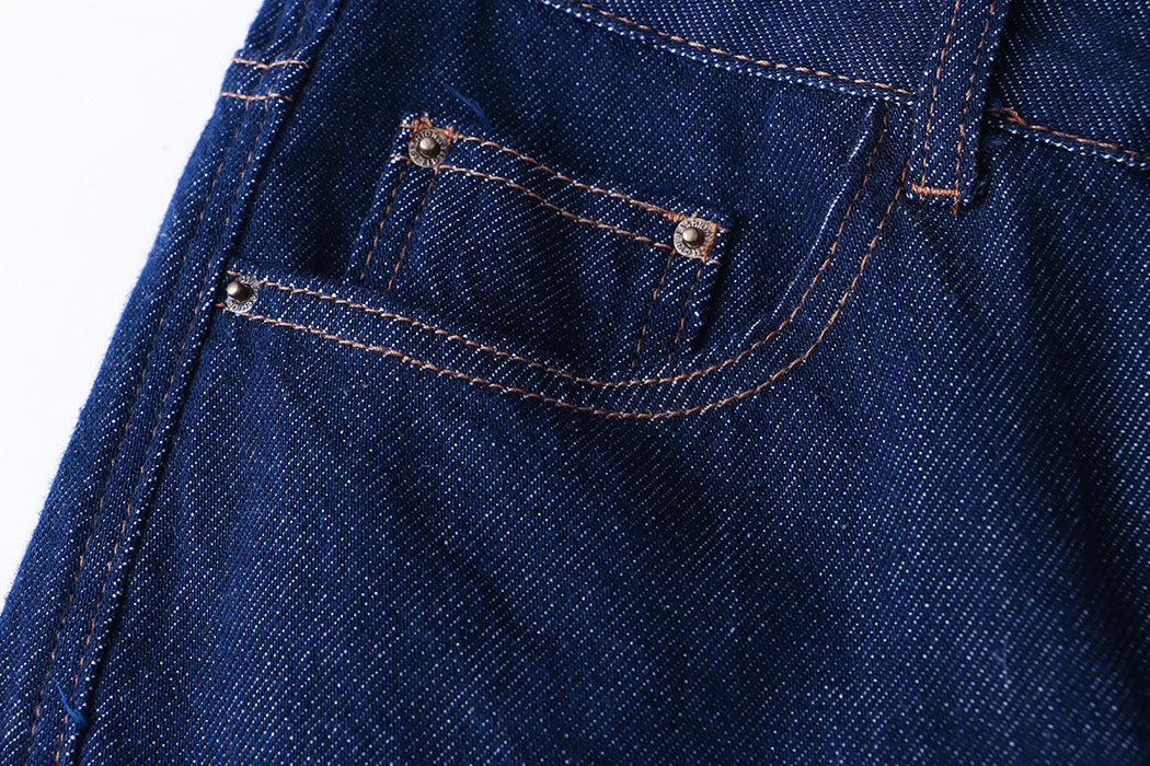 Midline Straight Wide Leg Jeans