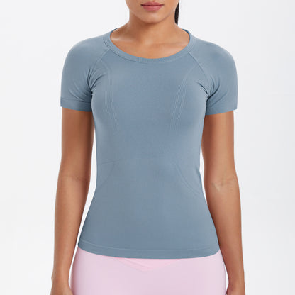 Short Sleeve round Neck Exercise T-shirt
