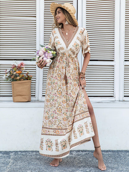 Claire Bohemian Dress w/ Tassel