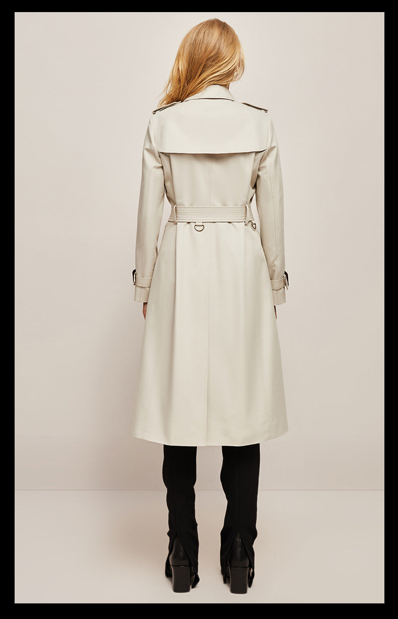 Gabardine Windbreaker Trench Coat