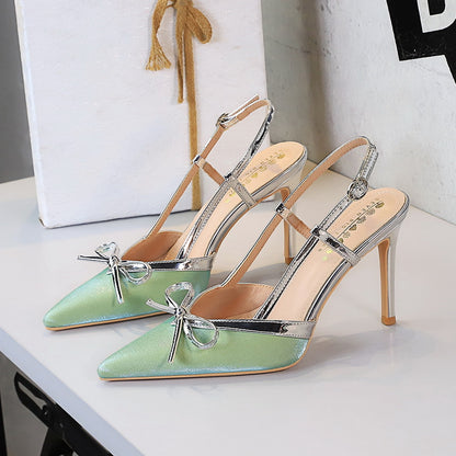 Bow Stiletto High Heels