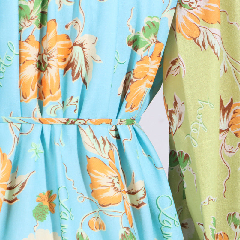 Mini Bohemian Print Dress