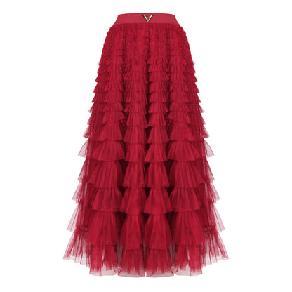 Tulle Ruffle Skirt