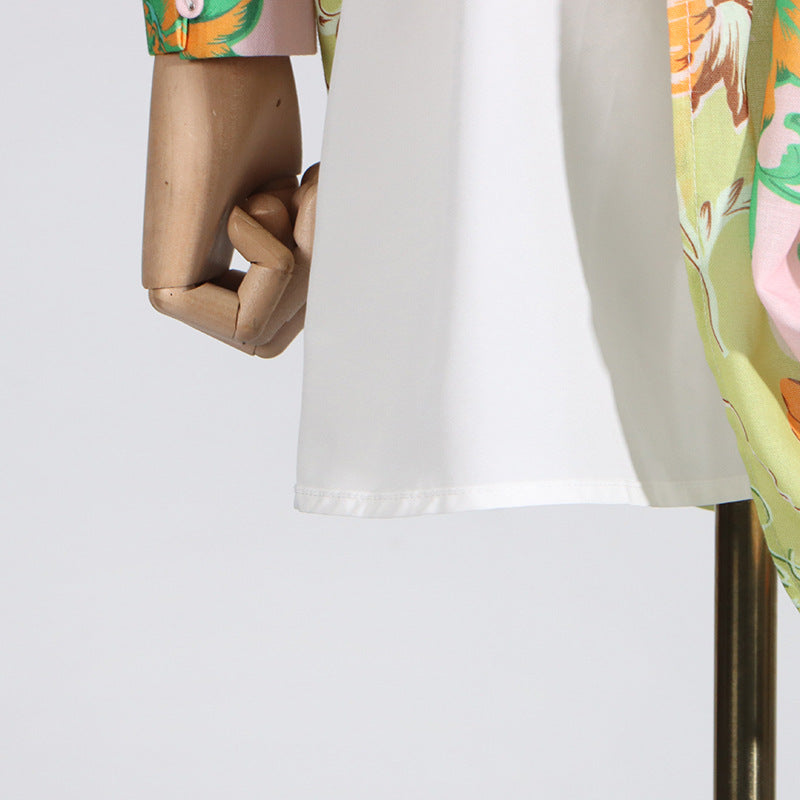 Mini Bohemian Print Dress
