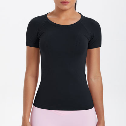 Short Sleeve round Neck Exercise T-shirt
