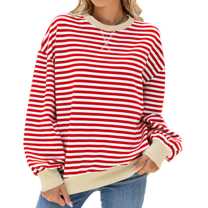 Striped Comfort Sweatershirt