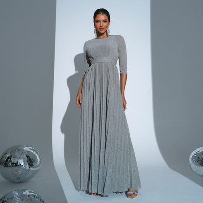 Gray Luna Evening Dress