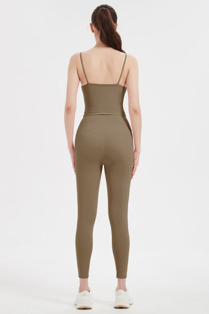 Sportswear Two Piece Set with Chest pad